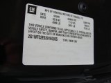 2003 Chevrolet Impala  Info Tag