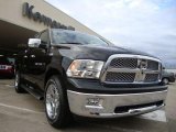 2011 Brilliant Black Crystal Pearl Dodge Ram 1500 Laramie Quad Cab 4x4 #39326099