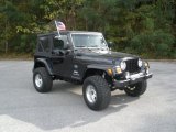 Black Jeep Wrangler in 2005