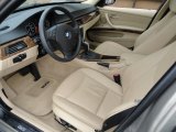 2008 BMW 3 Series 328xi Sedan Beige Interior