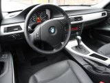 2008 BMW 3 Series 335xi Sedan Black Interior