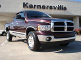 2004 Deep Molten Red Pearl Dodge Ram 1500 SLT Quad Cab 4x4 #39388350