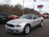 2010 Brilliant Silver Metallic Ford Mustang V6 Convertible #39388085