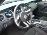 2010 Ford Mustang V6 Convertible Charcoal Black Interior