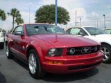 2009 Dark Candy Apple Red Ford Mustang V6 Convertible #392586