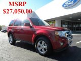 2011 Sangria Red Metallic Ford Escape Limited #39388092