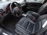 2008 Audi A4 3.2 Quattro S-Line Sedan Black Interior