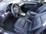 2007 Audi A4 2.0T quattro Sedan Ebony Interior