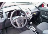 2010 Kia Soul + Black Soul Logo Cloth Interior