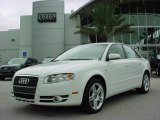 2007 Ibis White Audi A4 2.0T Sedan #391164