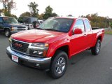 2011 Fire Red GMC Canyon SLE Extended Cab 4x4 #39421440