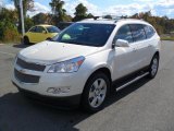 2011 White Diamond Tricoat Chevrolet Traverse LTZ #39421448