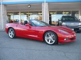 2005 Victory Red Chevrolet Corvette Convertible #39421258