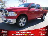 2011 Flame Red Dodge Ram 1500 Big Horn Crew Cab #39430948
