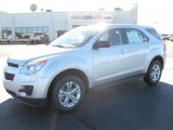 2011 Silver Ice Metallic Chevrolet Equinox LS #39431231