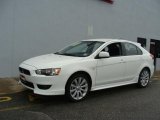 2010 Wicked White Metallic Mitsubishi Lancer Sportback GTS #39431116