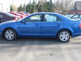 2011 Blue Flame Metallic Ford Fusion SE V6 #39431139