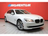 2011 Mineral White Metallic BMW 7 Series 740Li Sedan #39431333