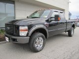 2008 Black Ford F350 Super Duty FX4 SuperCab 4x4 #39431146