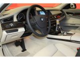 2011 BMW 7 Series 750Li Sedan Oyster Nappa Leather Interior