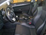 2011 Mitsubishi Lancer Evolution GSR Black Interior