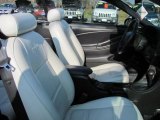 2002 Ford Mustang V6 Convertible Oxford White Interior