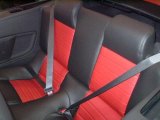 2009 Ford Mustang Shelby GT500 Convertible Dark Charcoal/Red Interior