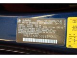2011 BMW Z4 sDrive35is Roadster Info Tag