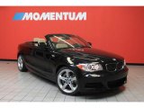 2011 Jet Black BMW 1 Series 135i Convertible #39431393