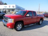 2008 Victory Red Chevrolet Silverado 1500 LT Extended Cab 4x4 #39503137