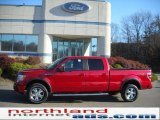 2010 Red Candy Metallic Ford F150 FX4 SuperCrew 4x4 #39502547