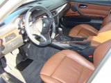 2008 BMW 3 Series 328xi Sedan Saddle Brown/Black Interior