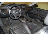 2008 BMW 3 Series 335i Coupe Black Interior