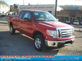 2010 Red Candy Metallic Ford F150 XLT SuperCab 4x4 #39502741