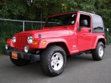 2005 Flame Red Jeep Wrangler X 4x4 #3938727