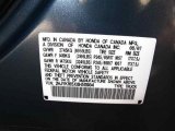 2008 Honda Ridgeline RTL Info Tag