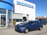 2009 Atomic Blue Metallic Honda Civic LX Coupe #39597859
