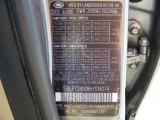 2008 Land Rover LR2 HSE Info Tag
