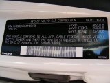 2010 Volvo S80 3.2 Info Tag