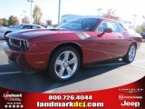 2010 Inferno Red Crystal Pearl Dodge Challenger SE #39597908
