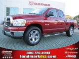 2008 Inferno Red Crystal Pearl Dodge Ram 1500 ST Quad Cab #39597935