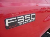 2004 Ford F350 Super Duty XLT Regular Cab 4x4 Marks and Logos