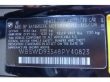 2008 BMW M3 Coupe Info Tag