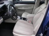 2010 Subaru Outback 3.6R Premium Wagon Warm Ivory Interior