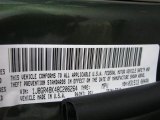2008 Grand Cherokee Color Code for Jeep Green Metallic - Color Code: PGJ