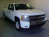 2011 Summit White Chevrolet Silverado 1500 LT Extended Cab 4x4 #39598272