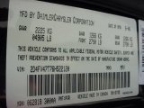 2006 Magnum Color Code for Brilliant Black Crystal Pearl - Color Code: PXR