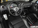 2002 Audi TT 1.8T quattro Roadster Ebony Interior