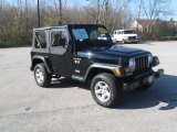 2002 Jeep Wrangler X 4x4 Front 3/4 View