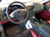 2011 Chevrolet Corvette Z06 Ebony Black/Red Interior